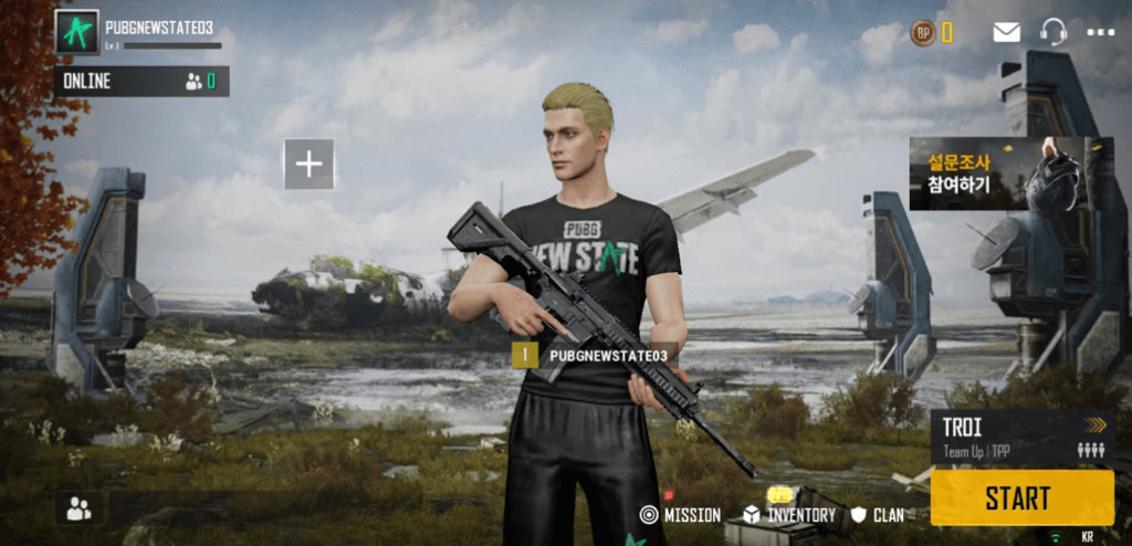 PUBG New State Home screen - How to Join Custom Room Match in PUBG New State